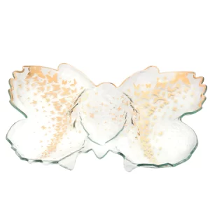 Annieglass Butterfly Chip and Dip