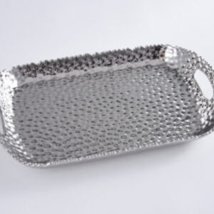 Porcelain Rectangular Tray with Handles