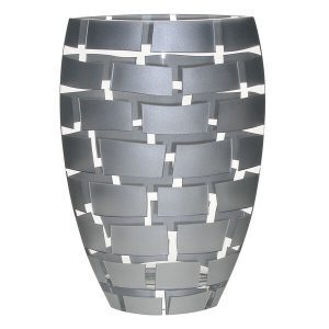Regency Imports Wall Design European Crystal Vase | Silver