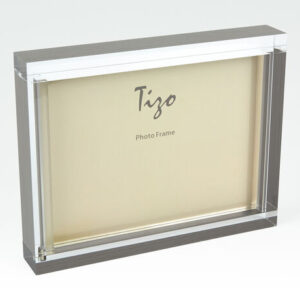 Tizo Acrykic Frame, Silver Block 4x6