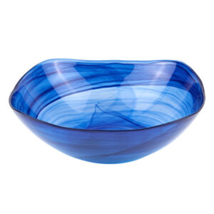Regency Imports Cobalt Blue Alabaster Glass Bowl
